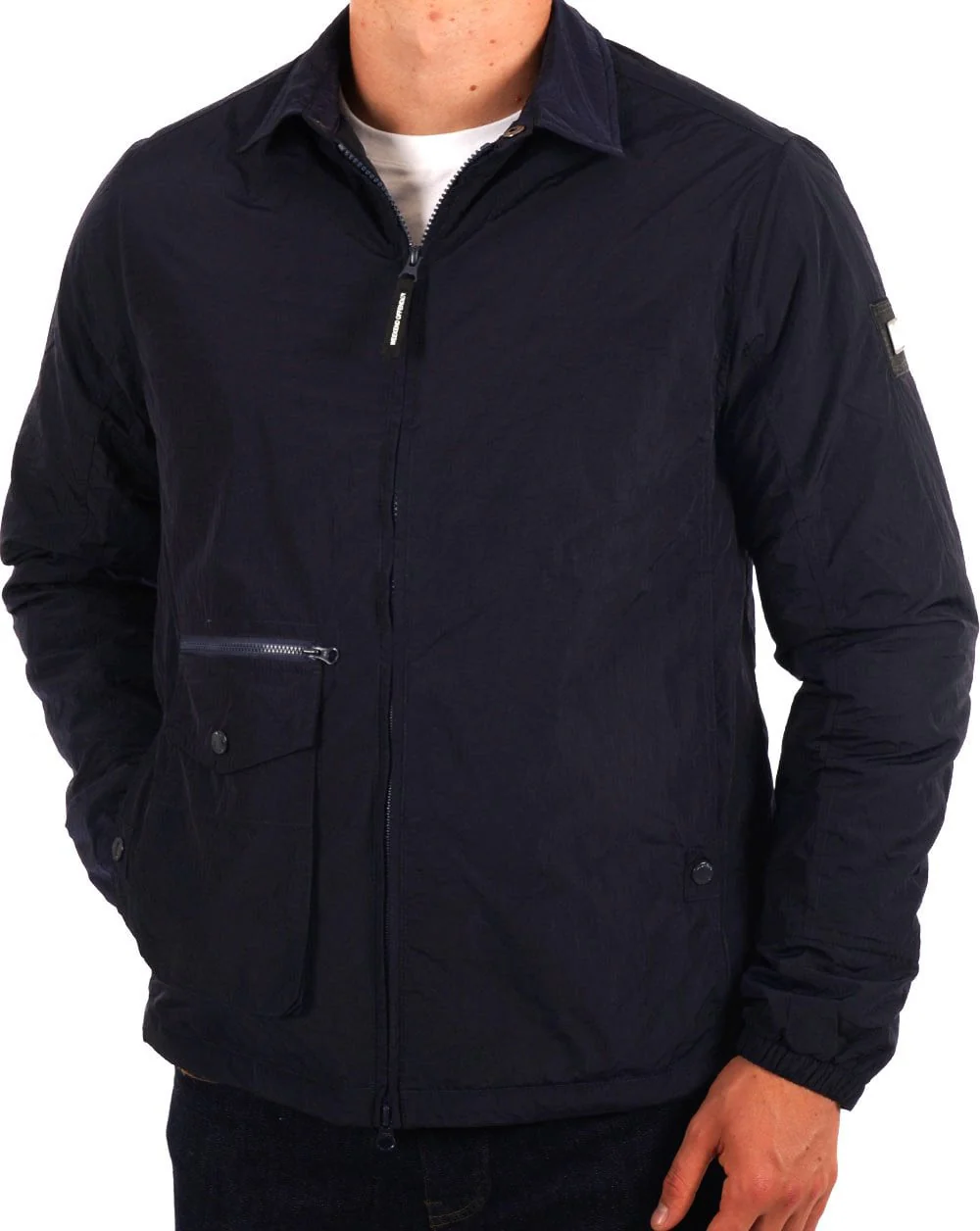 Weekend Offender Vinnie Thermo Overshirt Navy - Image 3