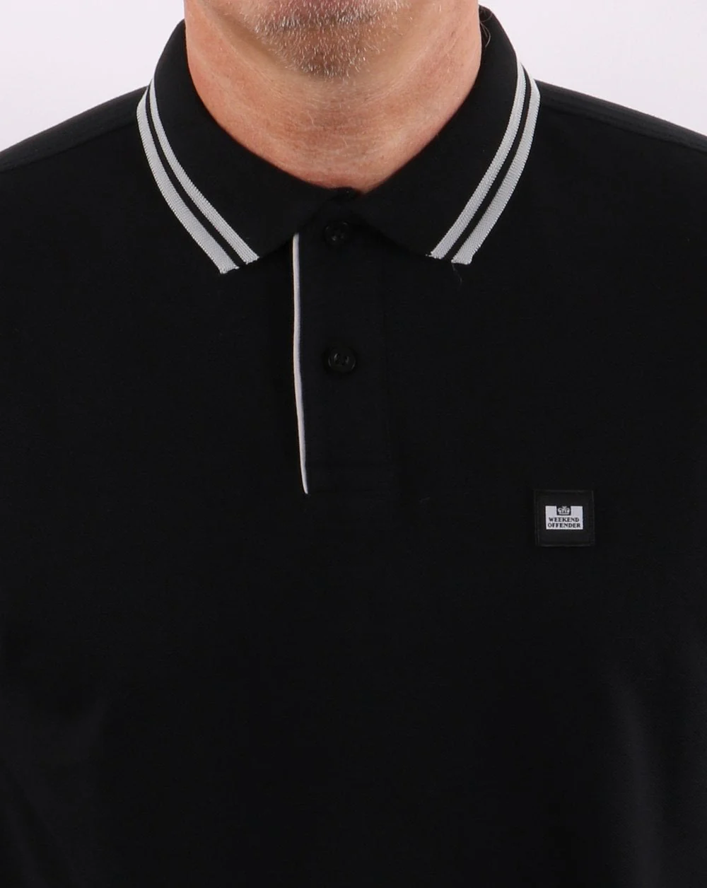 Weekend Offender Viverno Polo Shirt Black - Image 2