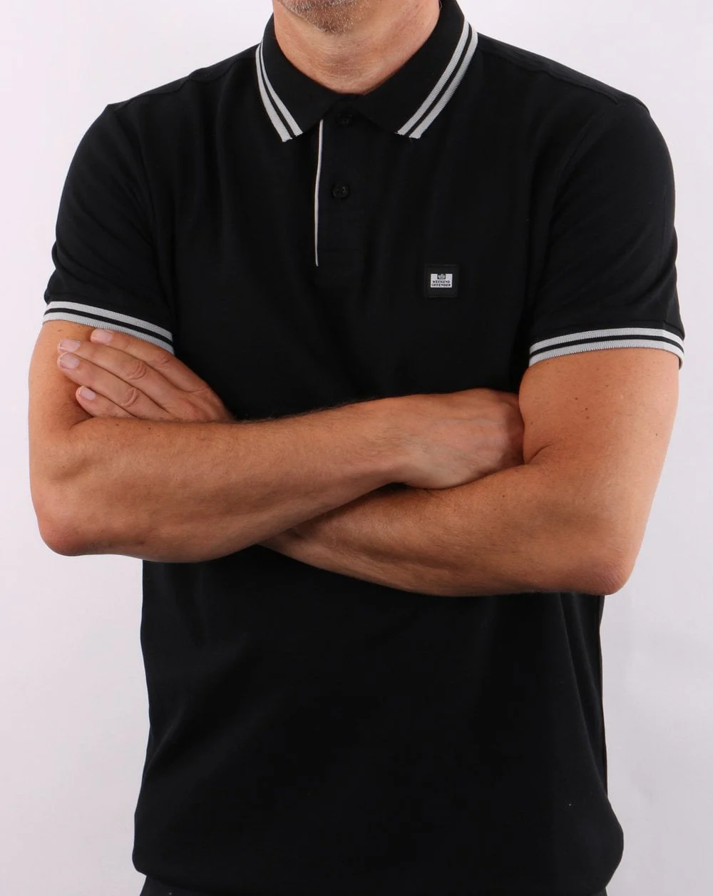 Weekend Offender Viverno Polo Shirt Black - Image 4