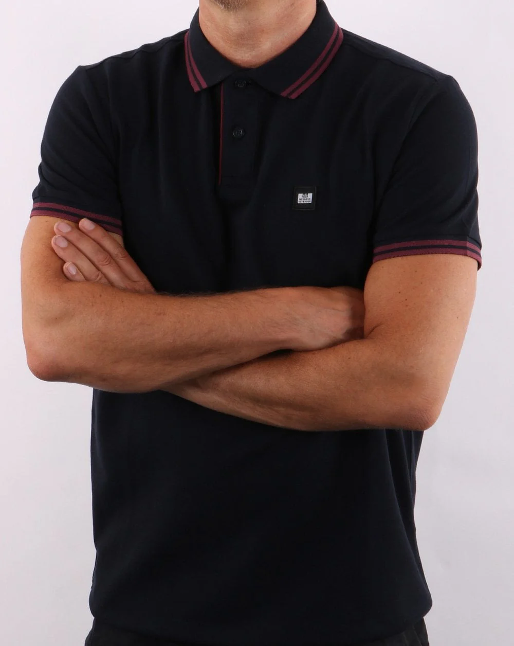 Weekend Offender Viverno Polo Shirt Navy - Image 2