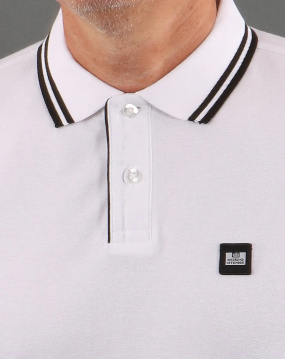 Weekend Offender Viverno Polo Shirt White - Image 2