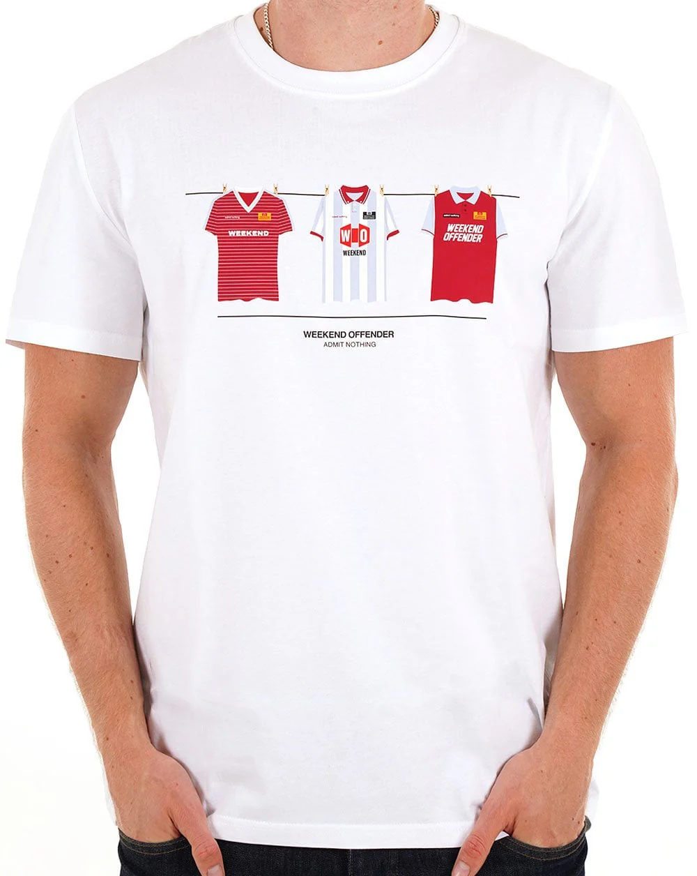 Weekend Offender West Ham Kits T Shirt White
