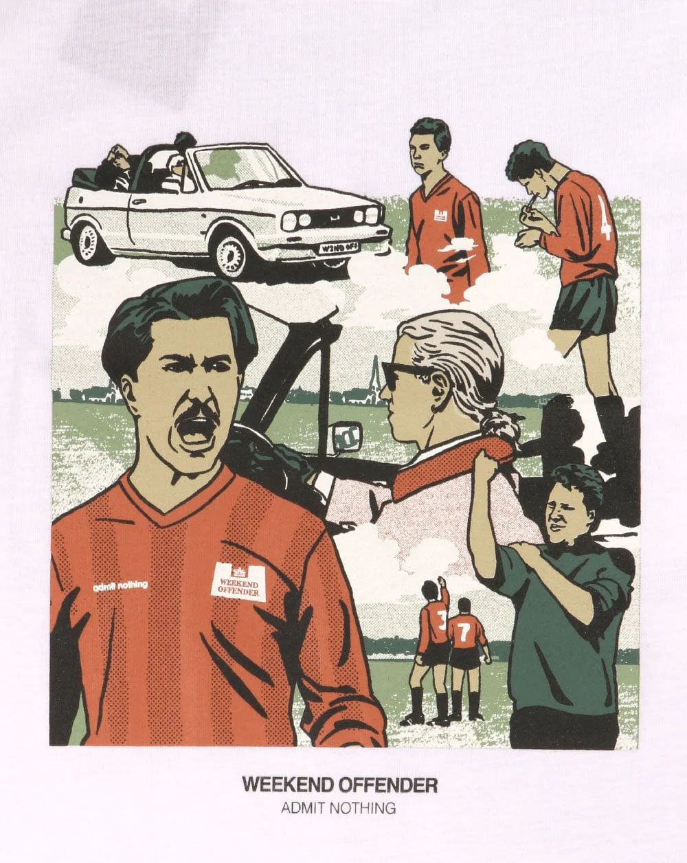 Weekend Offender Yeti T Shirt White - Image 2