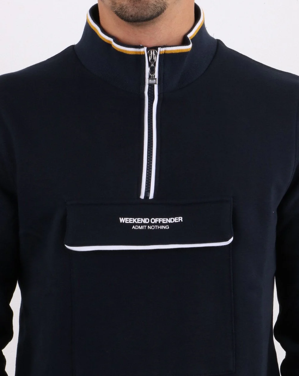 Weekend Offender Zocalo Sweatshirt Navy - Image 2